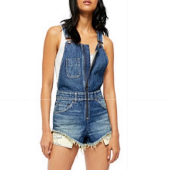 🆕Free People Short Overalls - Picture 8 of 9